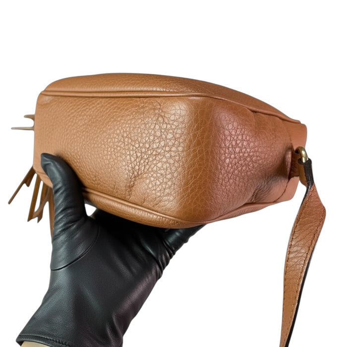 Gucci Soho Disco Tan Leather Crossbody Bag | Luxe Indulgence