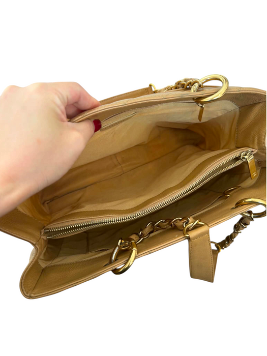 Chanel GST 34cm Dark Beige Caviar Tote | Luxe Indulgence