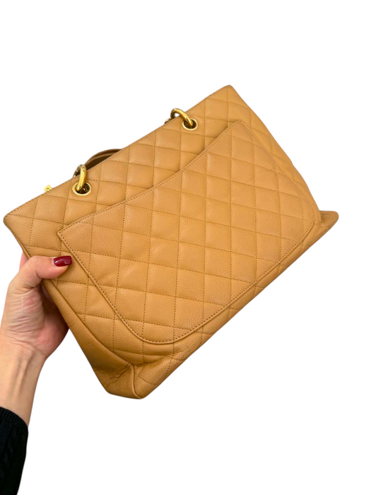 Chanel GST 34cm Dark Beige Caviar Tote | Luxe Indulgence