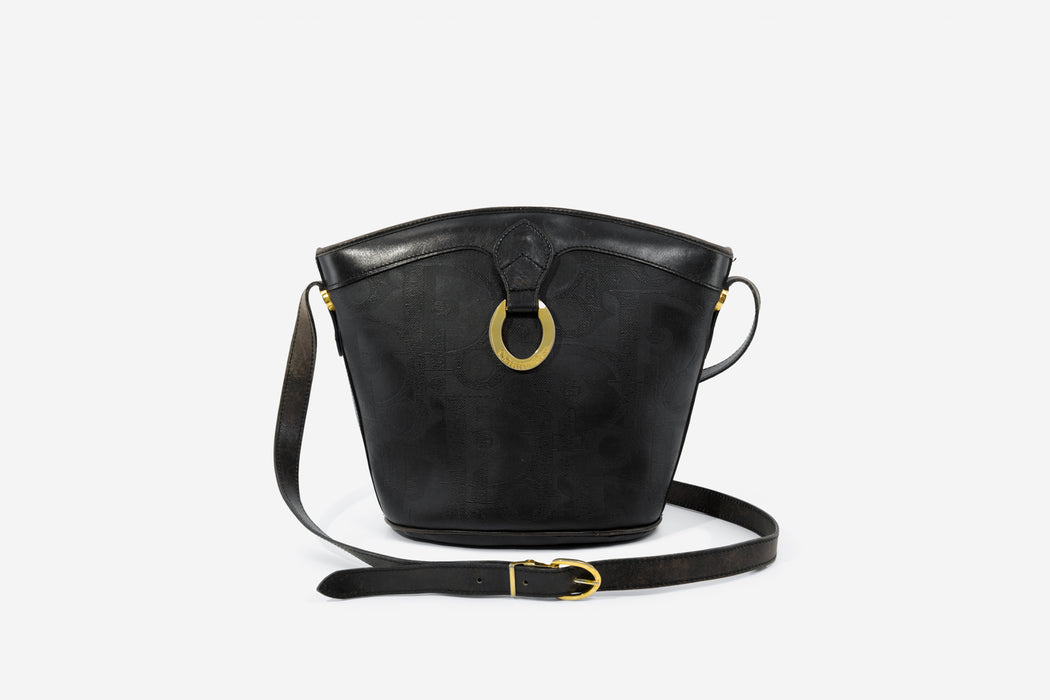 Christian Dior trotter bucket bag- Black