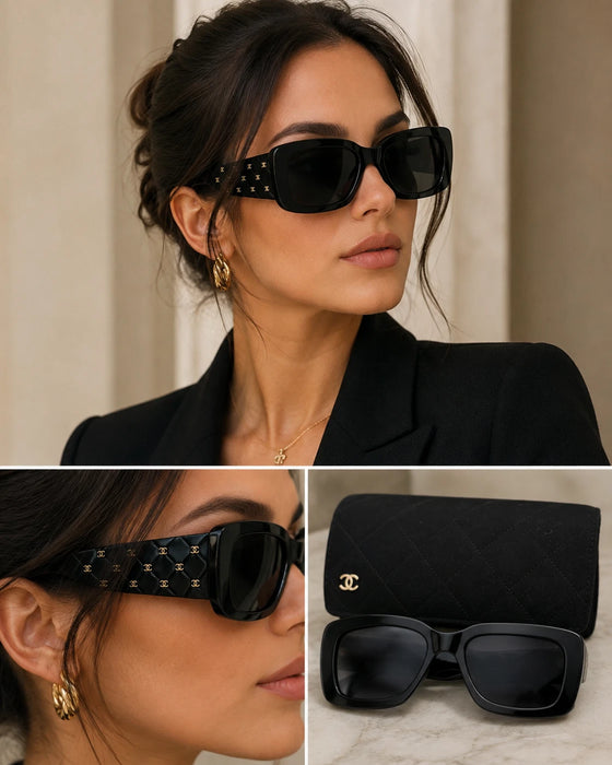 Chanel 5483 Black Polarised Sunglasses | Luxe Indulgence