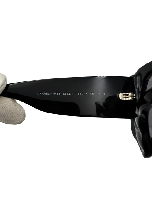 Chanel 5483 Black Polarised Sunglasses | Luxe Indulgence