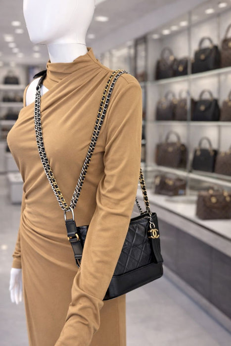Chanel Gabrielle Small Hobo Bag – Black Aged Calfskin