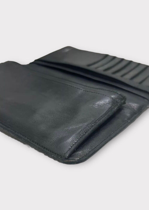Chanel Lucky symbols yen bifold patent leather wallet- Black