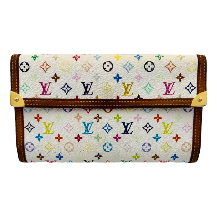 Louis Vuitton Multicolore Monogram Sarah Wallet – White (Early 2000s)