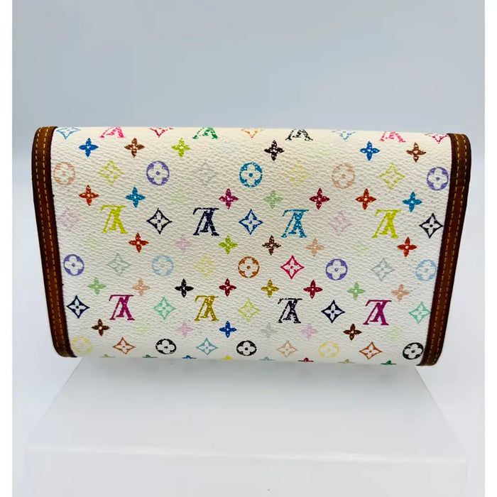 Louis Vuitton Multicolore Monogram Sarah Wallet – White (Early 2000s)