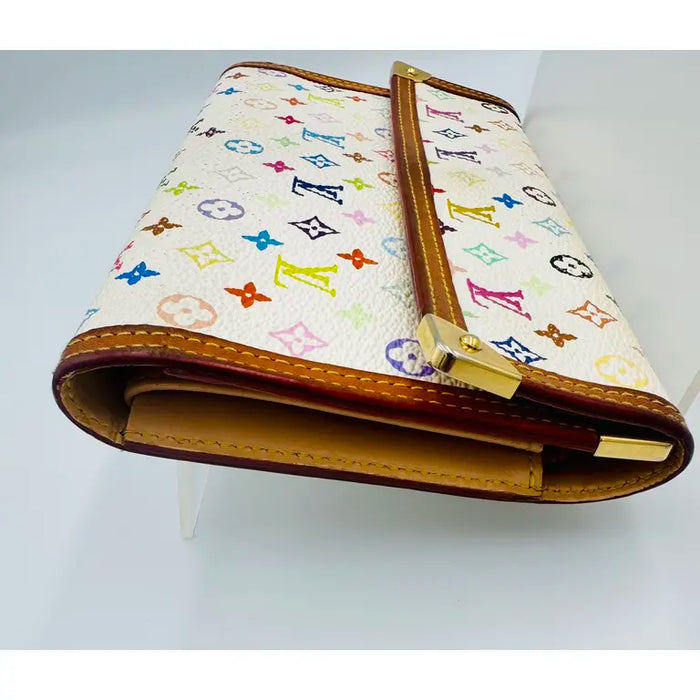Louis Vuitton Multicolore Monogram Sarah Wallet – White (Early 2000s)