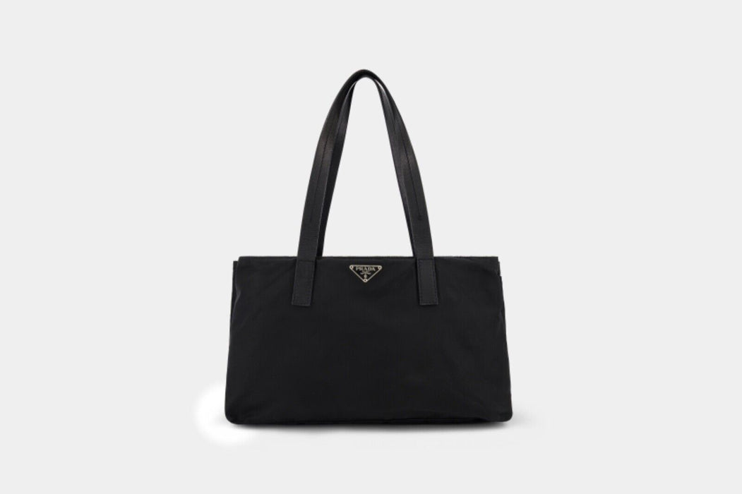 Prada Tessuto Nylon Tote Bag - Black