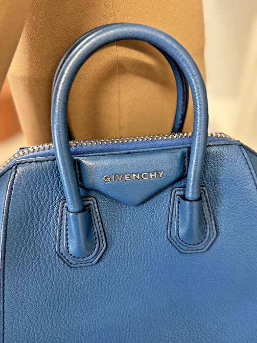 Givenchy antigona blue 2 way Mini crossbody bag