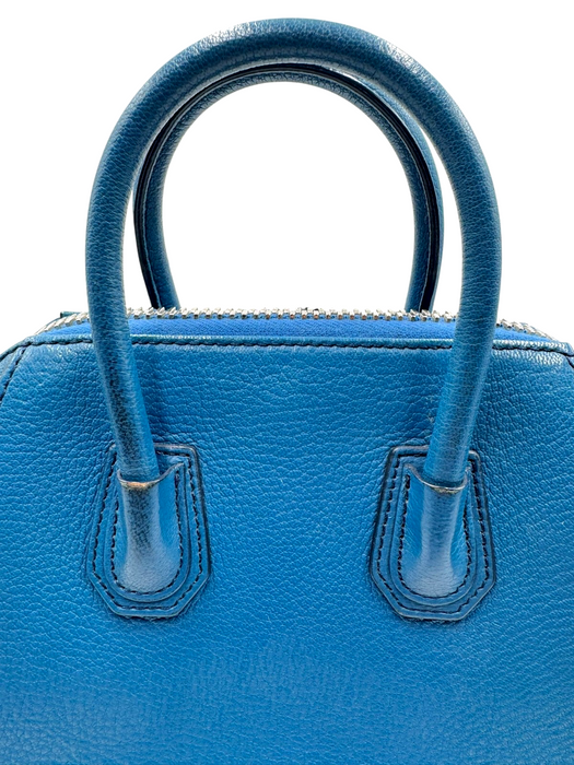 Givenchy antigona blue 2 way Mini crossbody bag