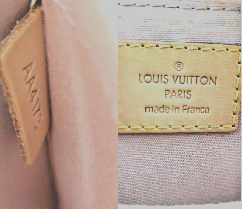LOUIS VUITTON Citrine Monogram Vernis Alma BB Bag