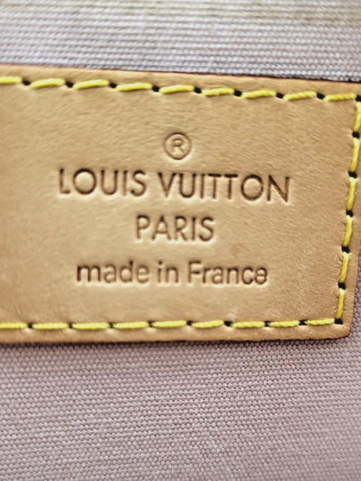 LOUIS VUITTON Citrine Monogram Vernis Alma BB Bag