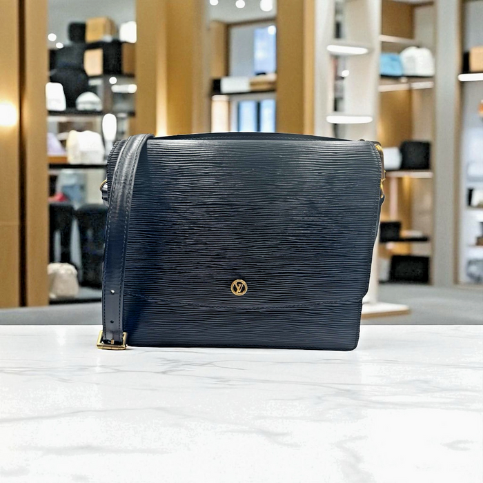 Louis Vuitton Grenelle Epi black crossbody bag