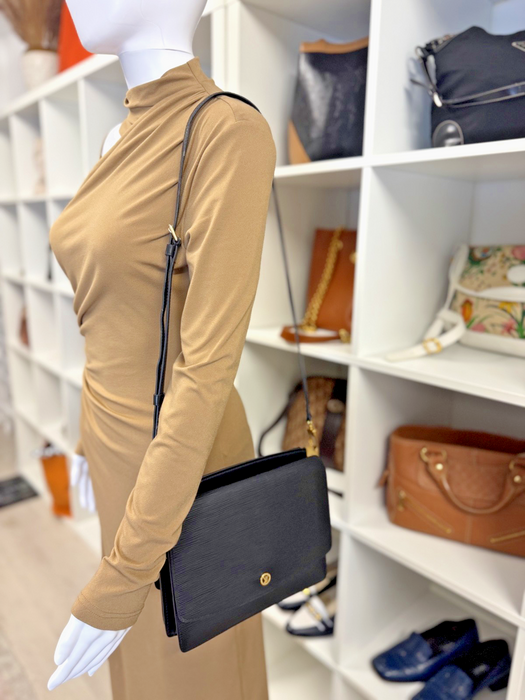 Louis Vuitton Grenelle Epi black crossbody bag