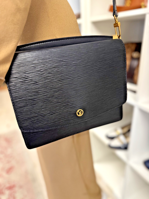 Louis Vuitton Grenelle Epi black crossbody bag