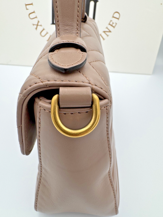 Gucci GG Marmont Mini Top Handle Bag Dusty pink