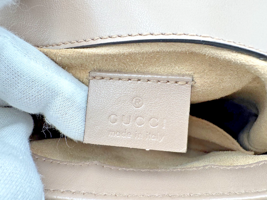 Gucci GG Marmont Mini Top Handle Bag Dusty pink