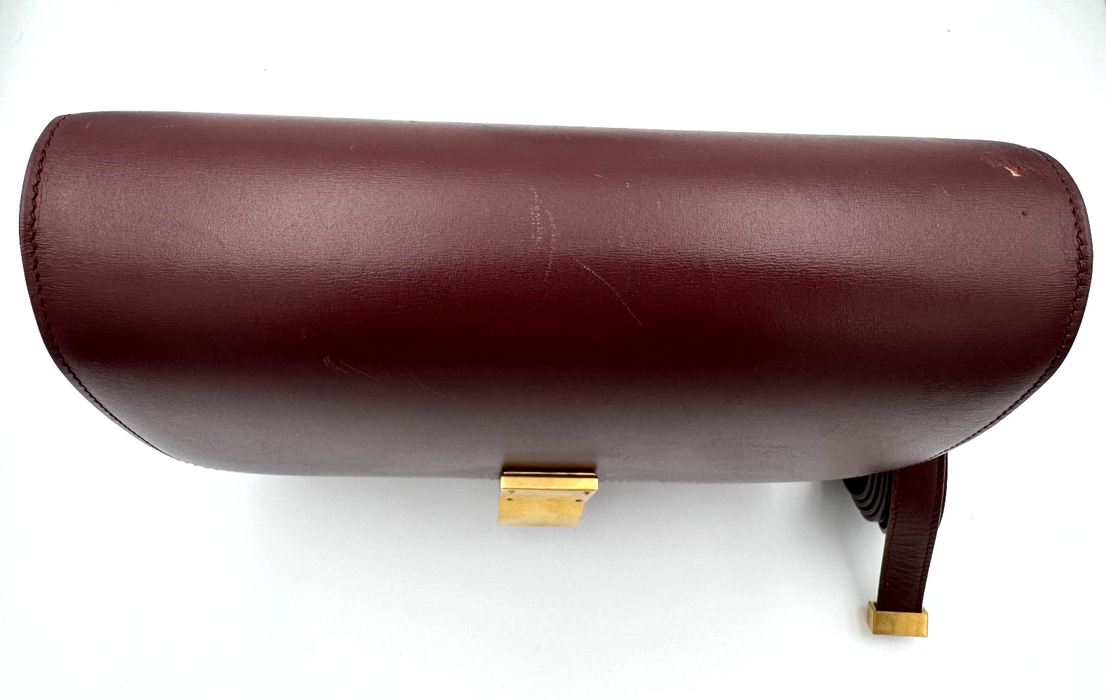 CÉLINE Medium Classic Box leather burgundy Crossbody Bag