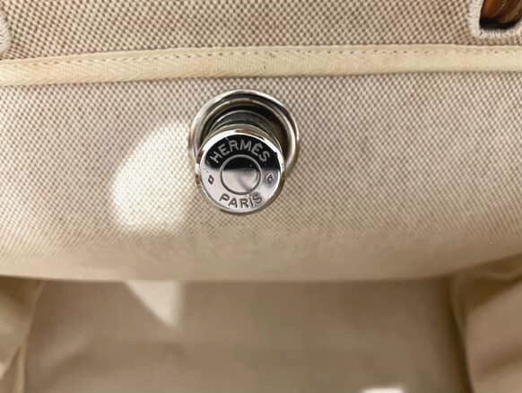 Hermes Herbag 39 Toile shoulder bag