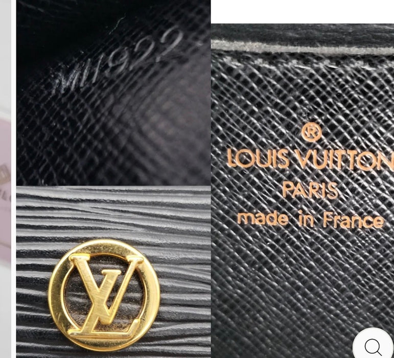 Louis Vuitton Grenelle Epi black crossbody bag