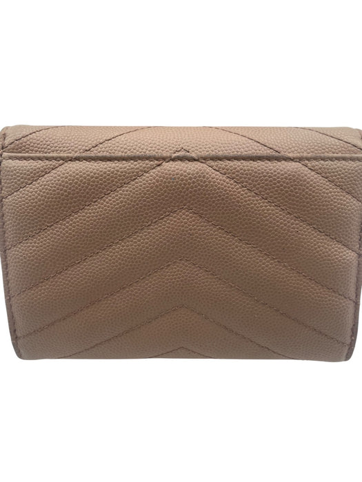Saint Laurent small envelope wallet in SHW