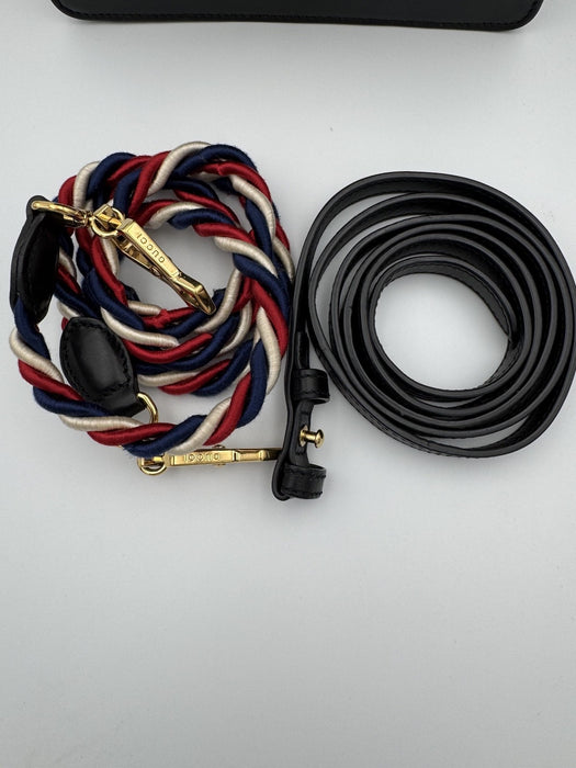 Gucci Sylvie black mini top handle bag