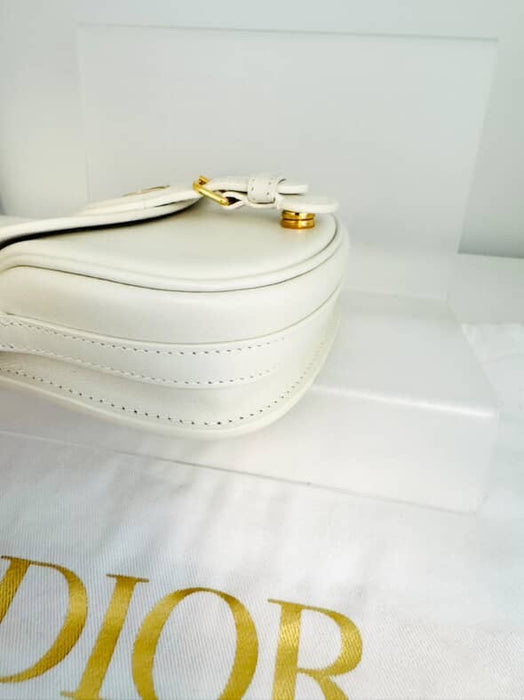 Dior Bobby micro white crossbody bag