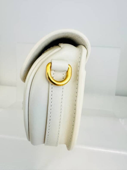 Dior Bobby micro white crossbody bag