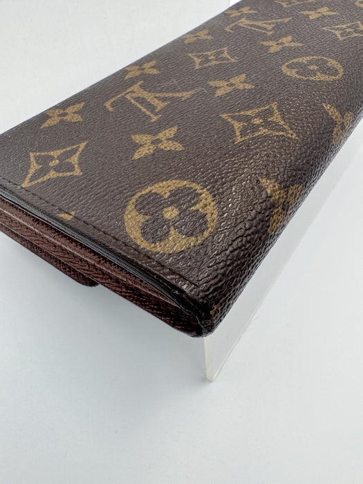 Louis Vuitton Vintage Monogram Sarah Long Wallet – Brown Canvas