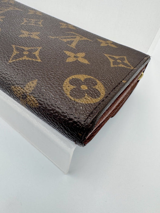 Louis Vuitton Vintage Monogram Sarah Long Wallet – Brown Canvas