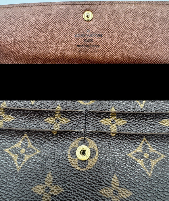 Louis Vuitton Vintage Monogram Sarah Long Wallet – Brown Canvas