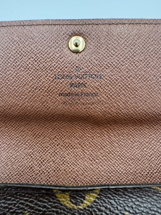 Louis Vuitton Vintage Monogram Sarah Long Wallet – Brown Canvas