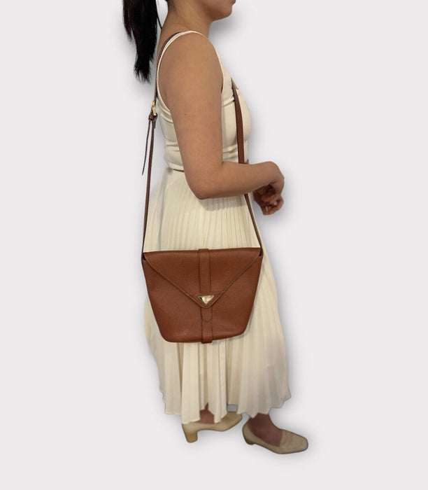 Saint Laurent vintage leather bucket bag- Brown