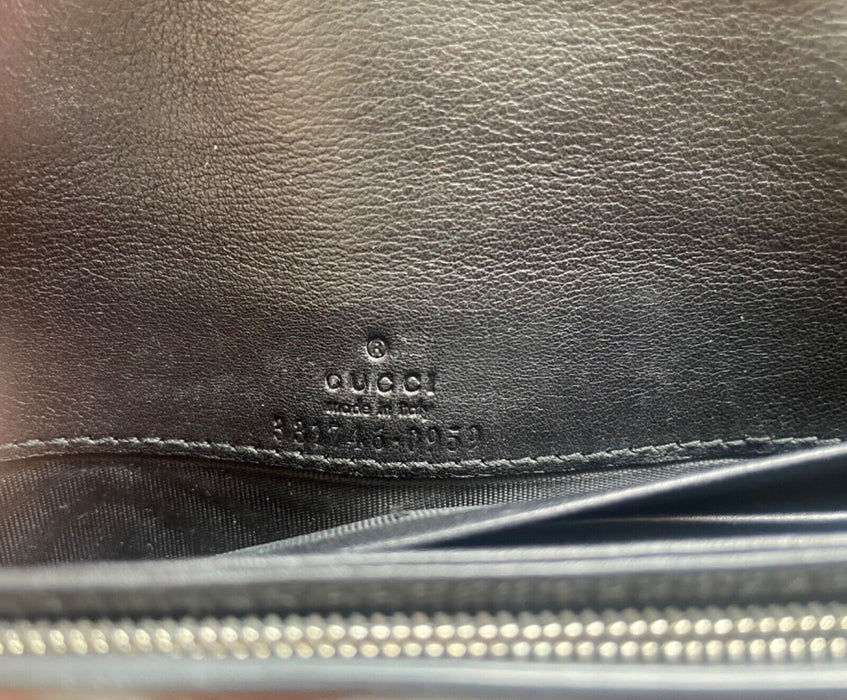 Gucci Lady Lock Calf Skin Wallet on Chain (WOC) - Black
