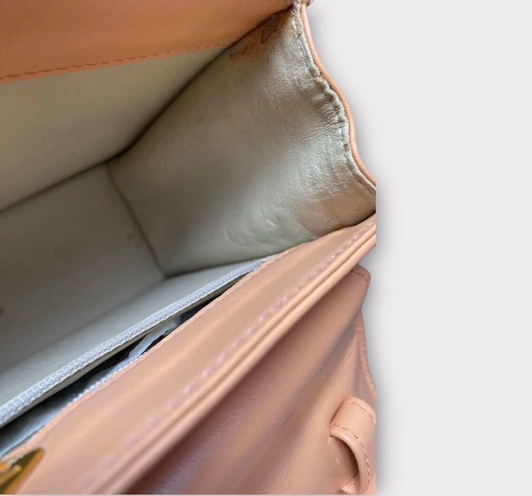 Givenchy Top Handle Leather Bag - Peach