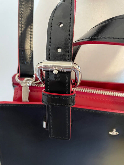 Vivienne Westwood Two-Way Leather Bag - Black
